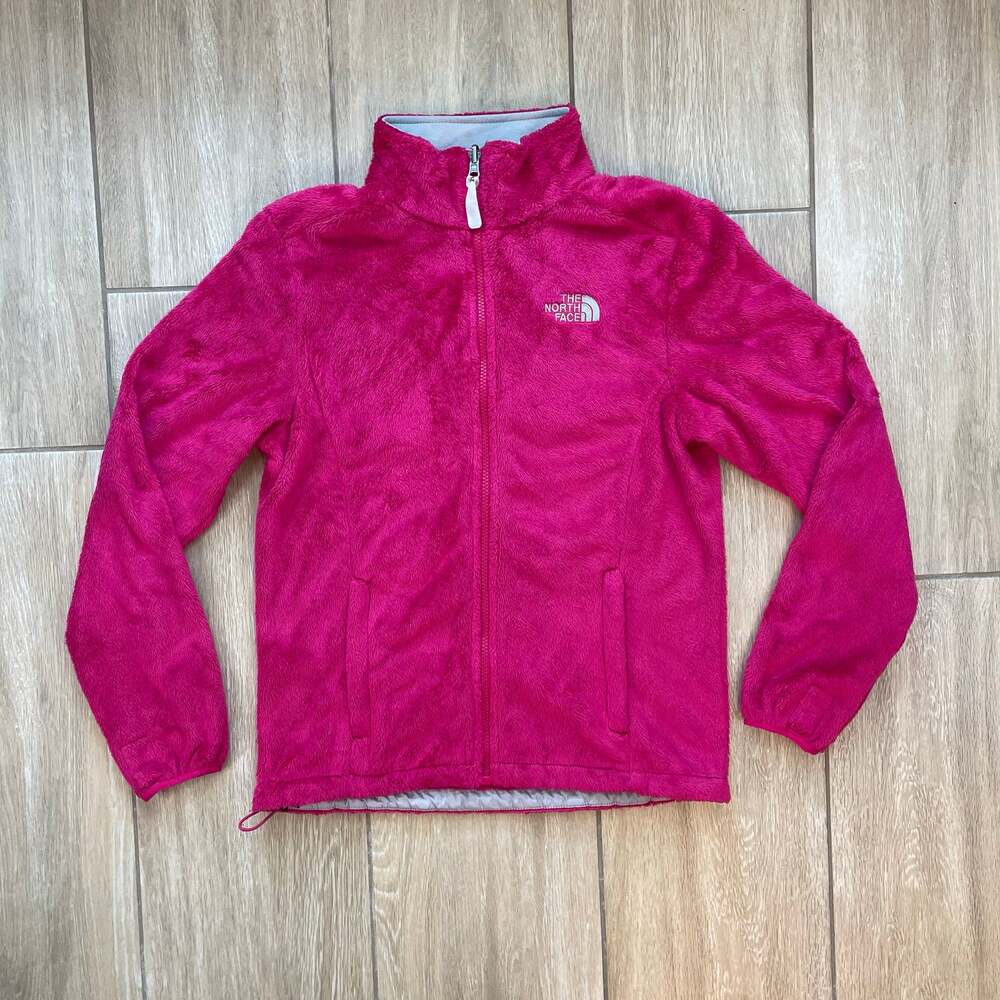 The North Face Fleece Jacket Womens Small Pink Full Zip Lightweight Outdoor